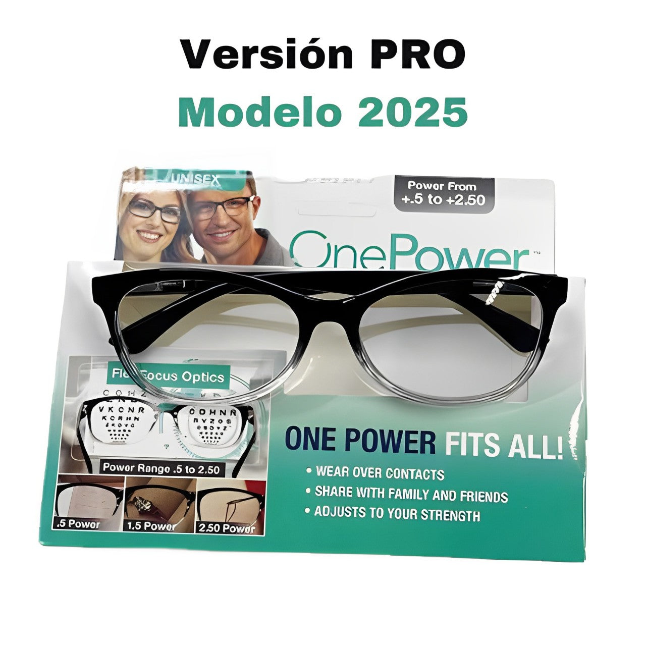 Lentes One Power (Versión PRO) : Enfoque automático para cada distancia 👓✨