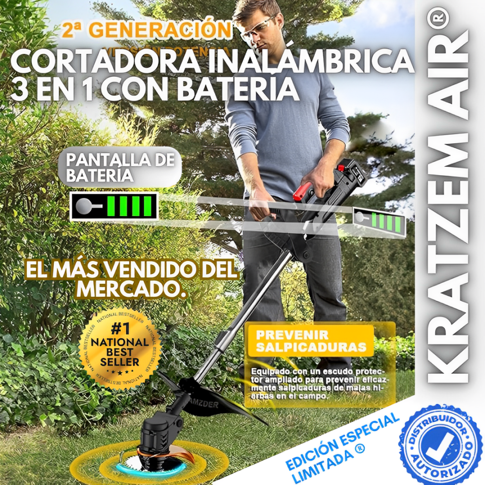 CORTADORA DE CÉSPED | KRATZEM AIR®