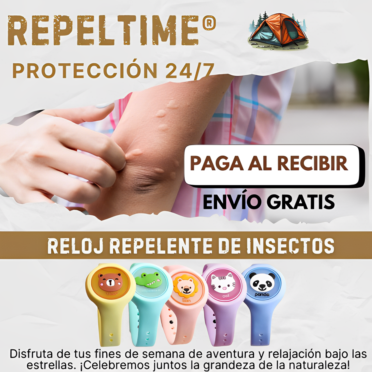 Reloj repelente de insectos | RepelTime®