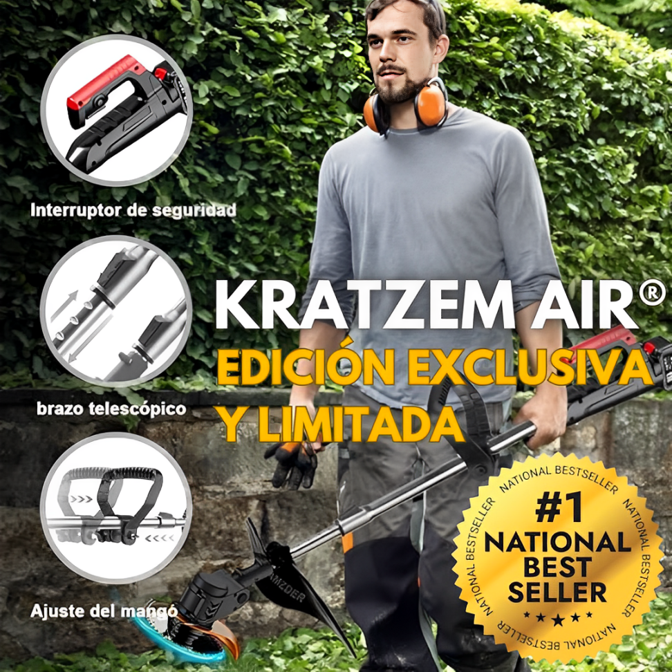 CORTADORA DE CÉSPED | KRATZEM AIR®