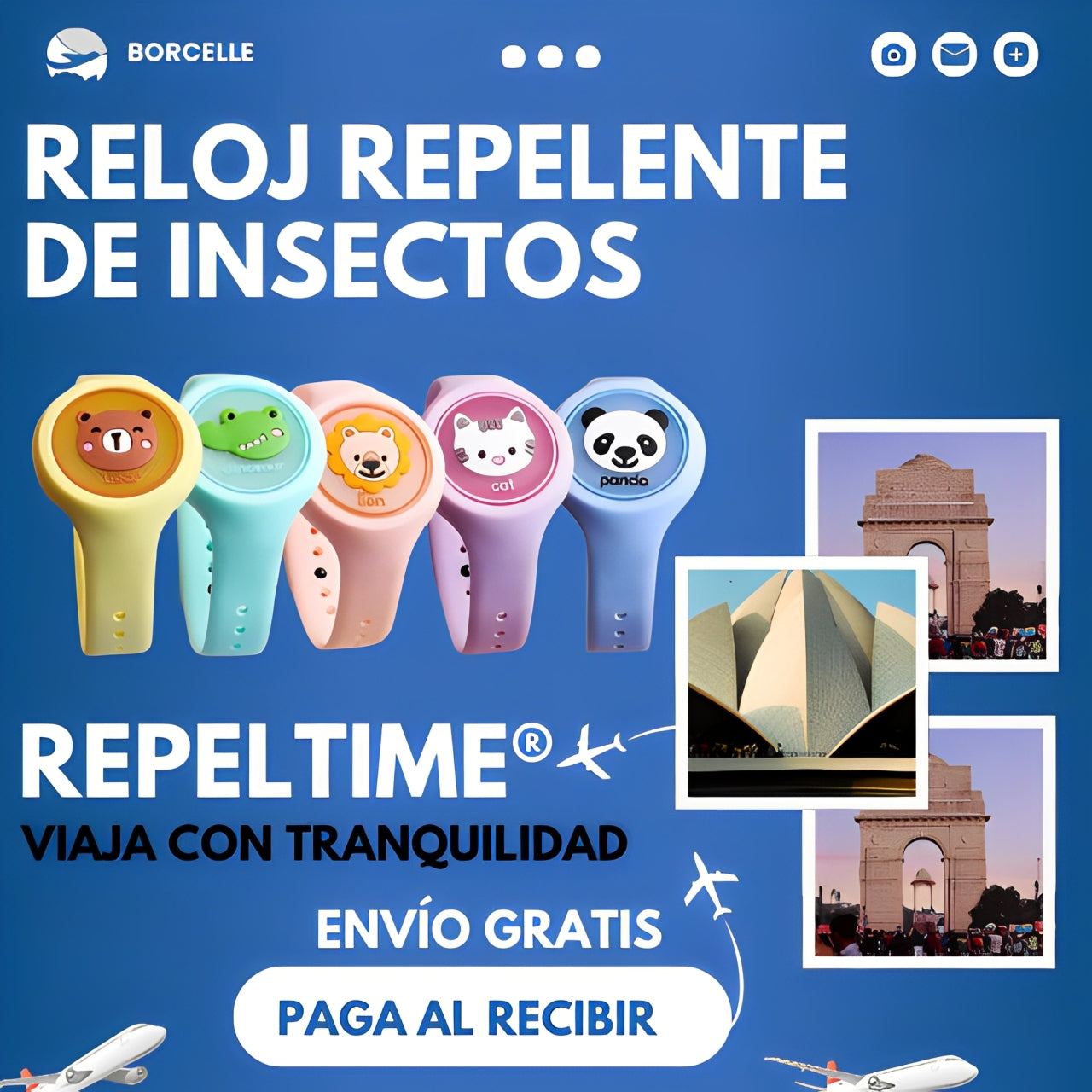 Reloj repelente de insectos | RepelTime®