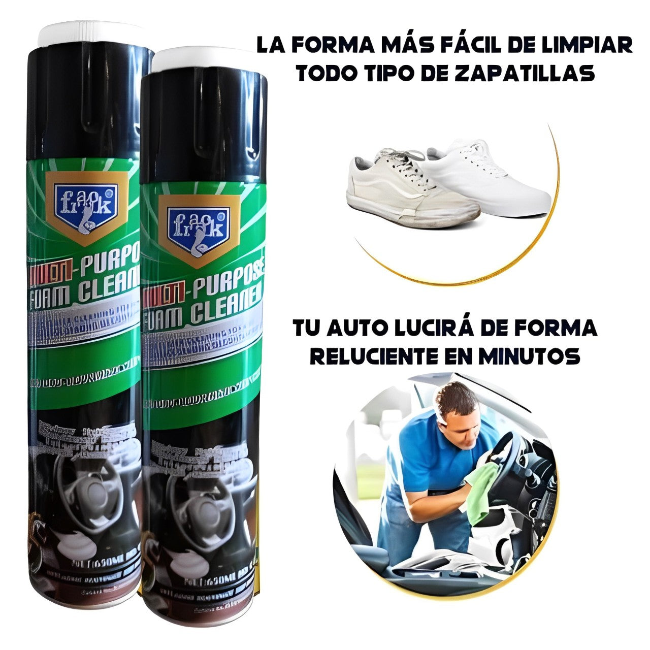 Clean Foam® ¡Limpieza profunda y eficaz!