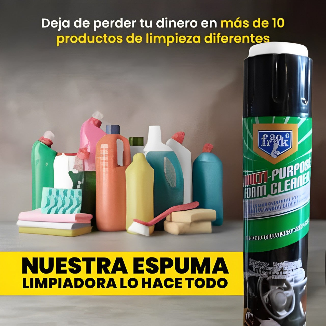 Clean Foam® ¡Limpieza profunda y eficaz!