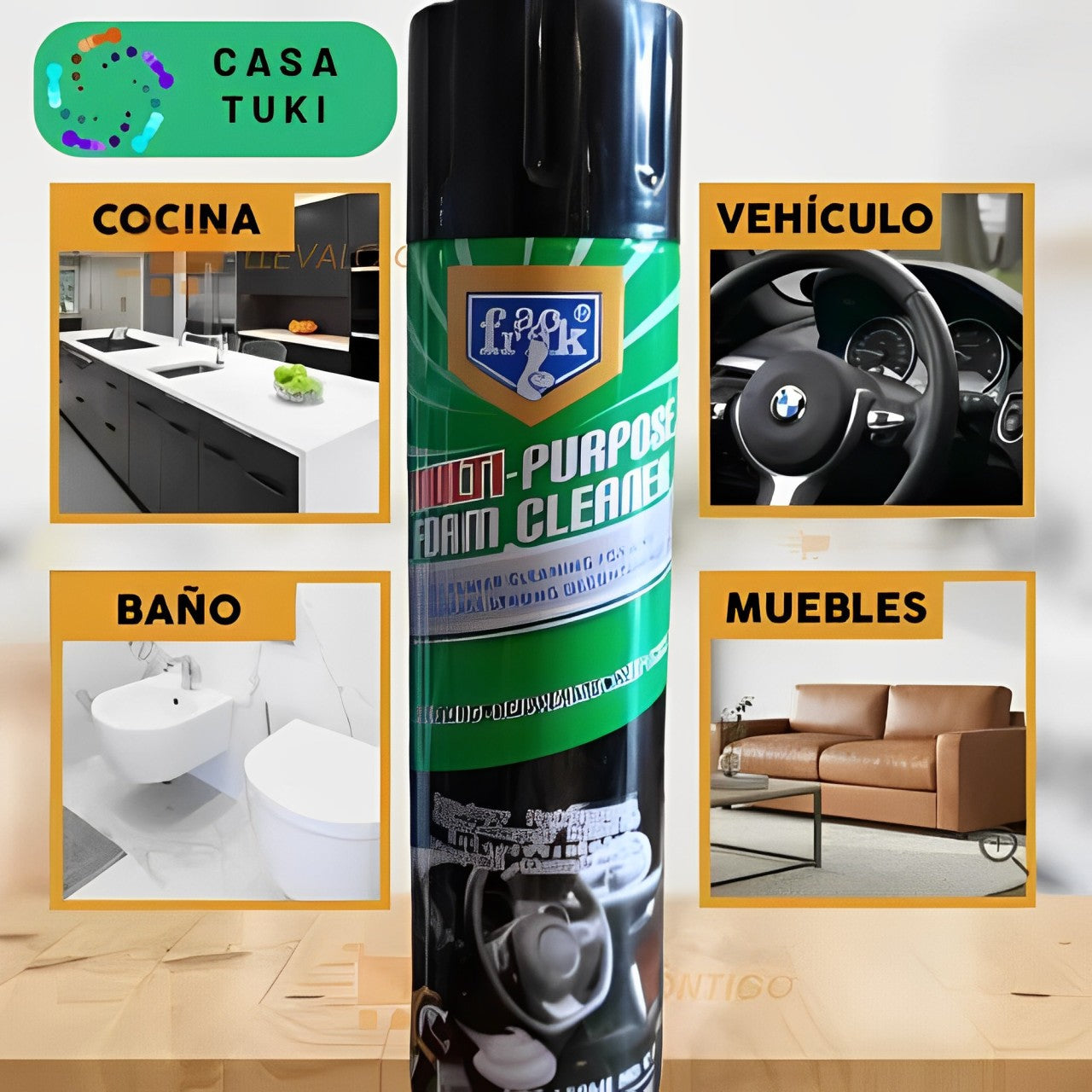 Clean Foam® ¡Limpieza profunda y eficaz!
