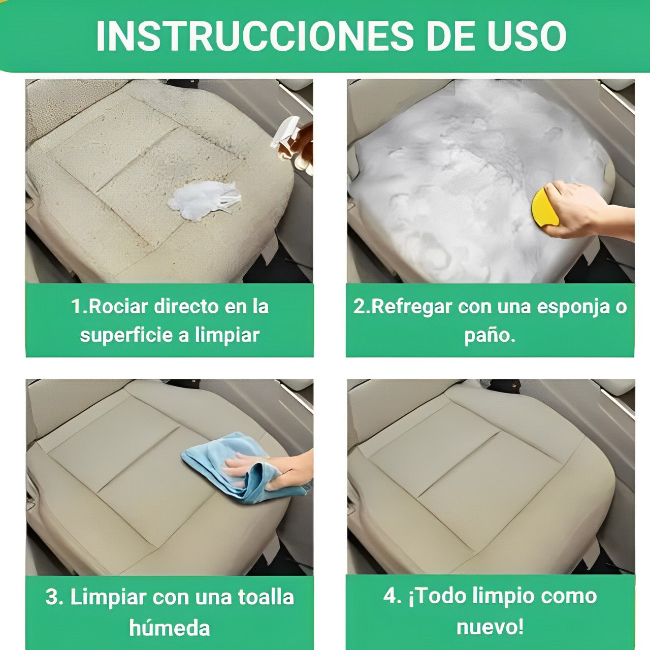 Clean Foam® ¡Limpieza profunda y eficaz!